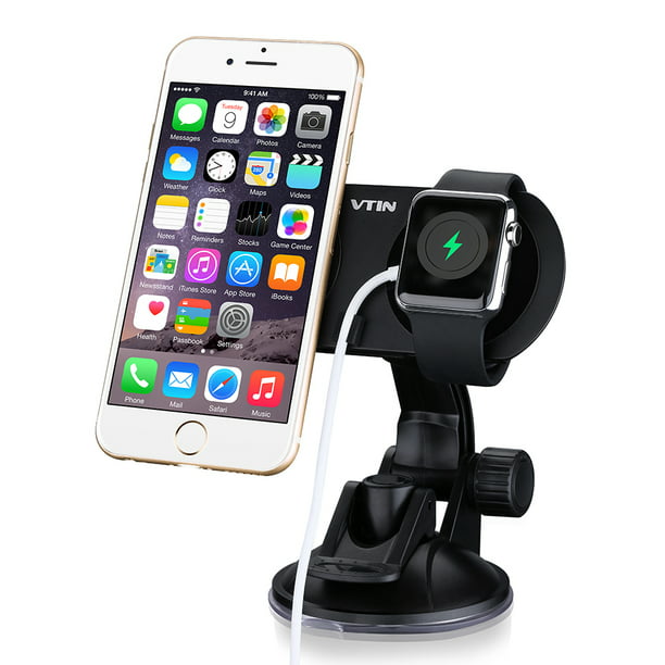 OSORIO Magnetic Phone Holder for Car Dashboard Car Mount Magnet Cell Phone Holder for Apple iPhone 7 Plus 6S 6 X 8 Black, 2 Pack LG G6 V20 Sony Android Smartphone Samsung Galaxy S8 Plus S7 Edge 